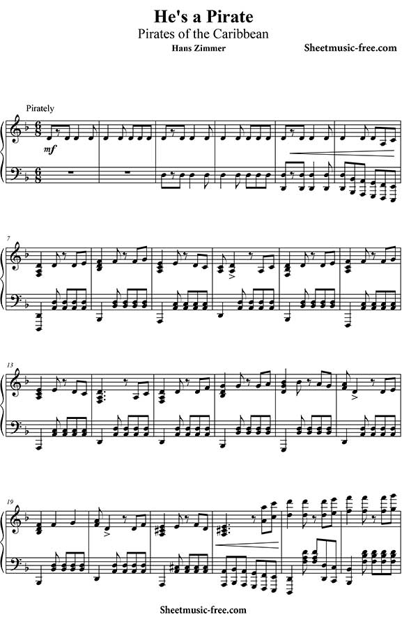 Pirates Of The Caribbean Theme Song Violin Free Download